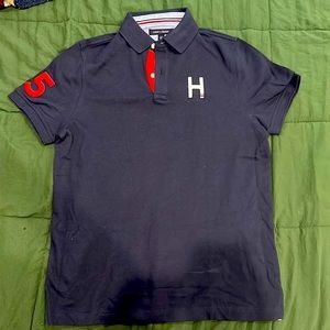 Tommy Hilfiger navy blue polo shirt